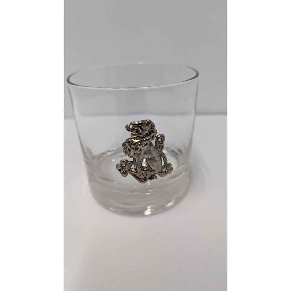 Vintage Deluxe Bohemian Glass Leo Zodiac Whiskey Tumbler - 10 oz